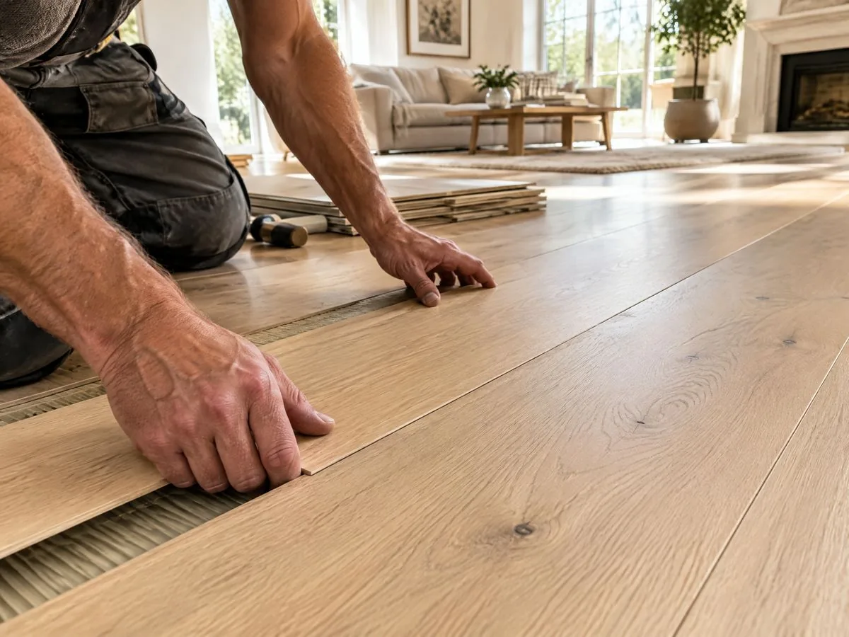 Illustrative residential flooring & tile project image